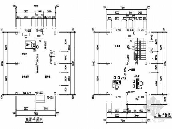 设备房施工图CAD图纸资料下载-水库管理房施工图设计22张CAD