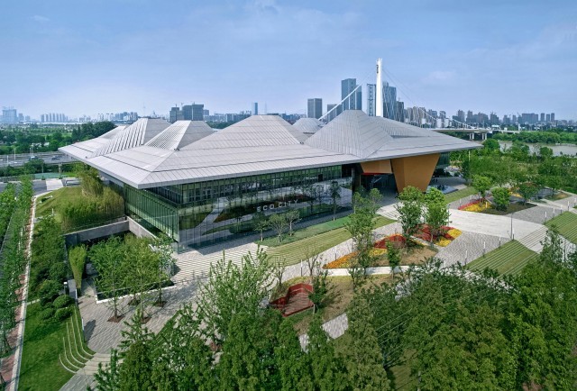 科技园屋顶资料下载-[案例]南京生态科技岛新纬壹科技园