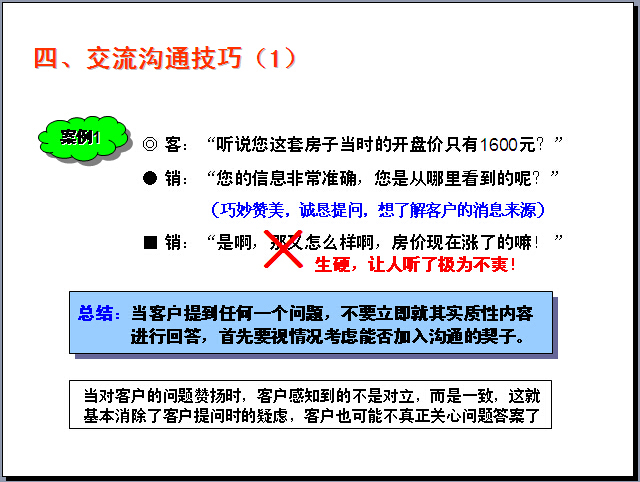 房地产销售培训资料（239页，图文并茂）-案例