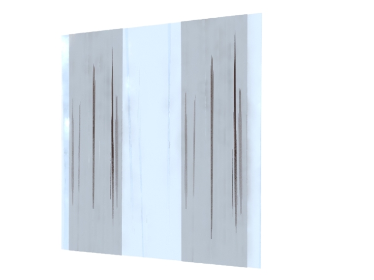 室内3d模型下载窗帘资料下载-简洁窗帘3D模型下载