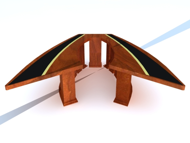 会议桌模型3d资料下载-小会议桌3D模型下载
