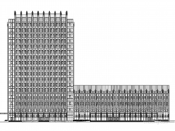 门房建筑设计施工图资料下载-[合集]3套高层高规格综合性医院建筑施工图