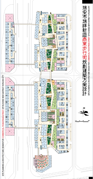 浙江省瑞安市瑞祥新区商业步行街规划建筑设计方案 (4)