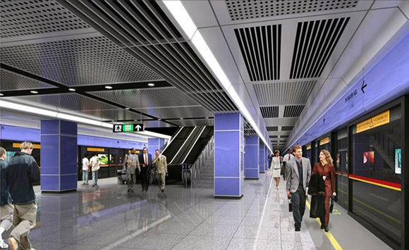 大红门bim资料下载-北京地铁8号线大跨度PBA暗挖风道