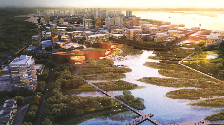 马来西亚建筑方案资料下载-[马来西亚]森林城市项目景观概念规划方案文本（生态，可持续）