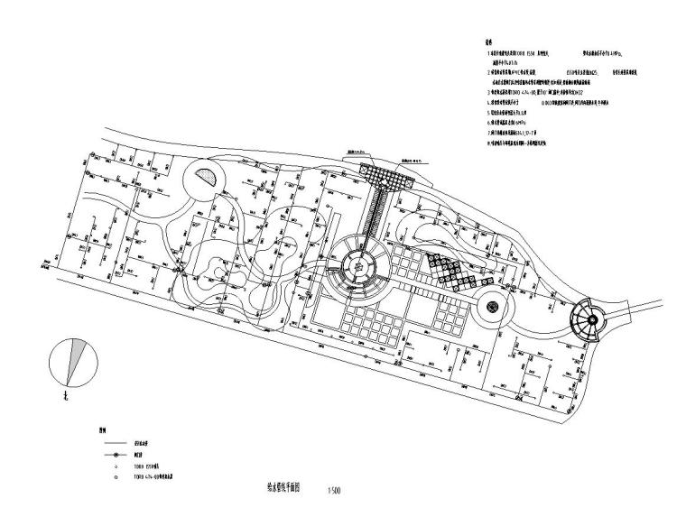消防水炮电气施工图资料下载-[北京]翠海明珠居住区全套景观施工图设计（给排水设计CAD）