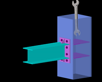 方管圆管焊接资料下载-采用拉铆连接技术的新型装配式钢框架节点