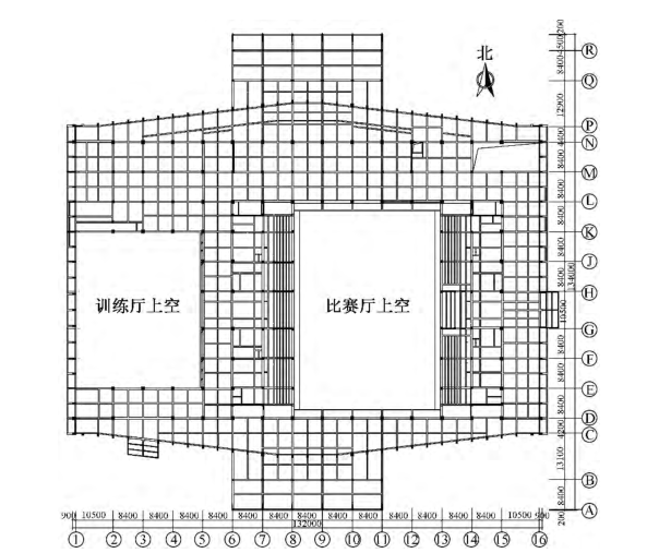 某体育馆的混凝土结构设计资料下载-大跨度体育馆钢-混凝土混合结构设计与分析论文