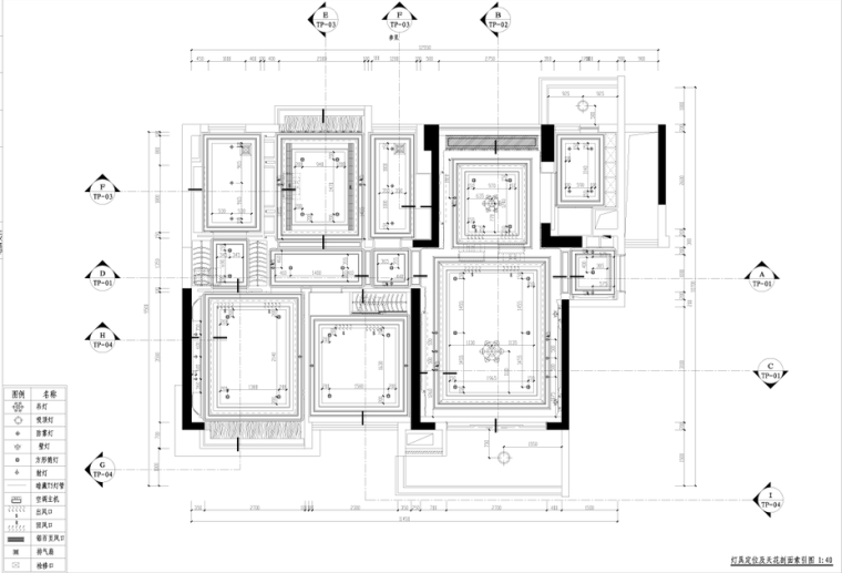 流水别墅模型效果图资料下载-新中式-东部现代城样板房施工图（附效果图、模型）