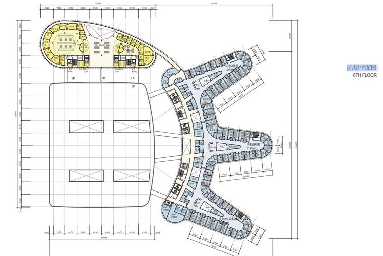 [广东]深圳某医院建筑方案文本（0PDF+118页）-流程平面图