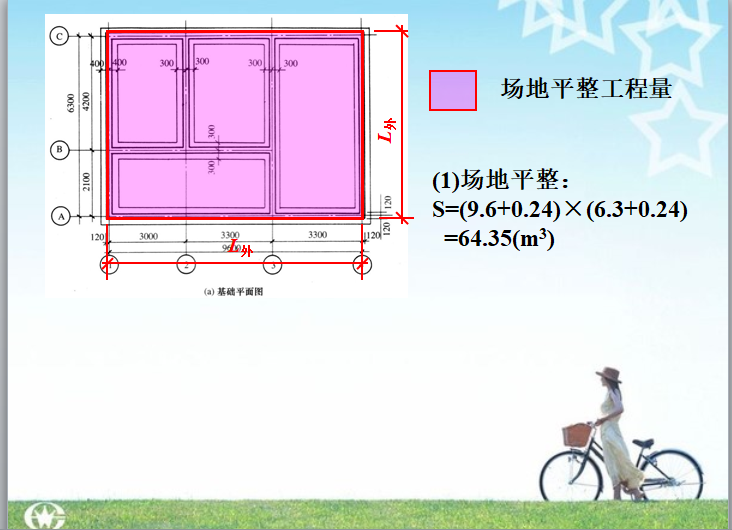 建筑安装工程工程量计算(下)-场地平整工程量