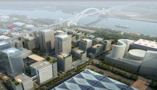 上海世博会地区地下空间工程办公楼项目创建上海绿色工地汇报
