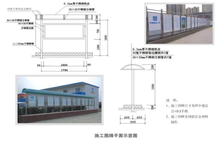 建筑工程施工现场标准化手册PPT（安全文明施工实施部分）-施工图牌