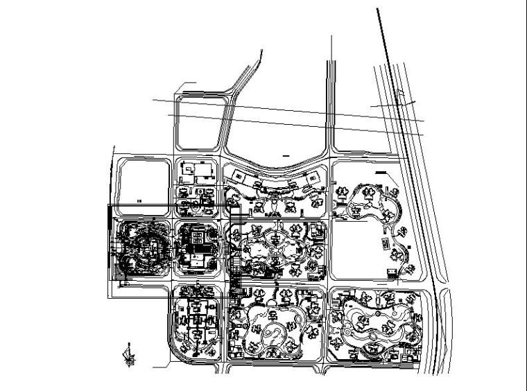 园林景观剖面图素材资料下载-[重庆]三层多功能商业建筑施工图（知名地产 含园林景观）