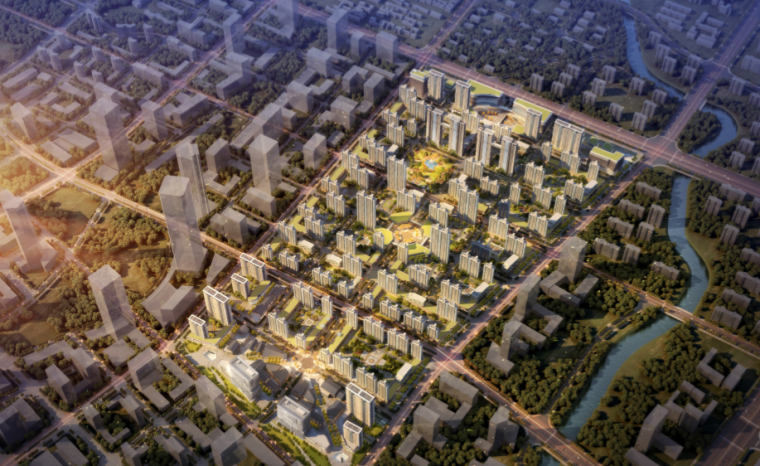 [山东]绿地集团CBD高层居住区及配套商业建筑规划设计方案文本