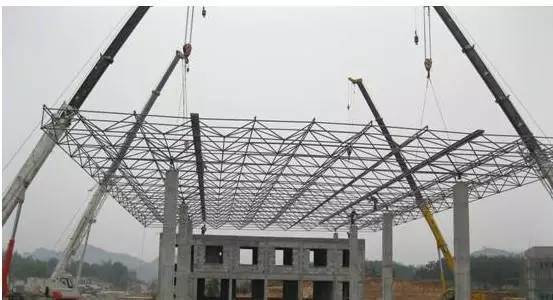 钢结构网架的三种施工方法_2