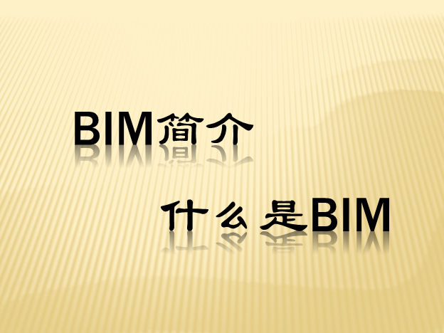 BIM模拟性资料下载-BIM技术知识介绍，31页