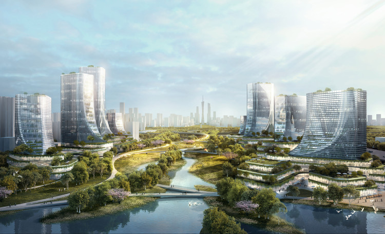 景观中轴效果图. image courtesy of rsaa