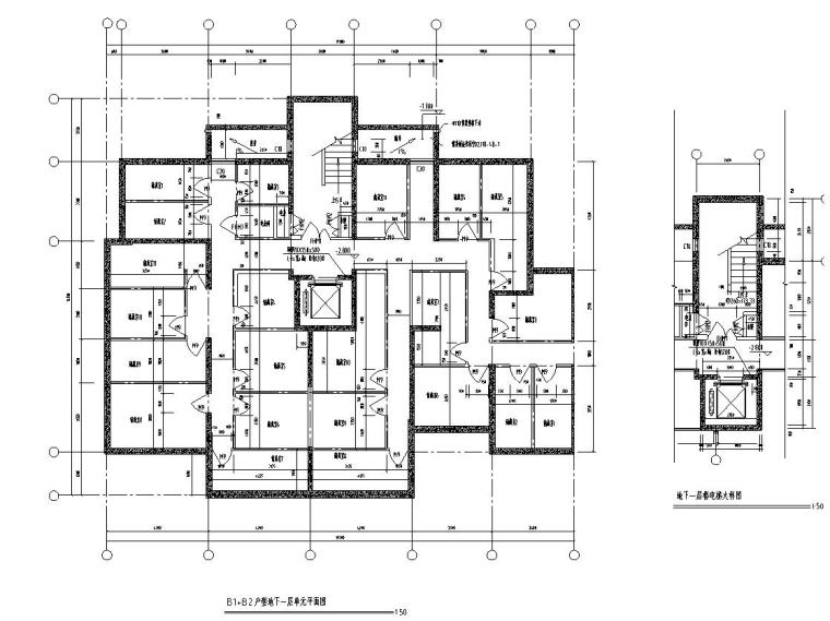 [宁夏]塔式框架剪力墙结构多高层住宅及商业用房、幼儿园施工图-12