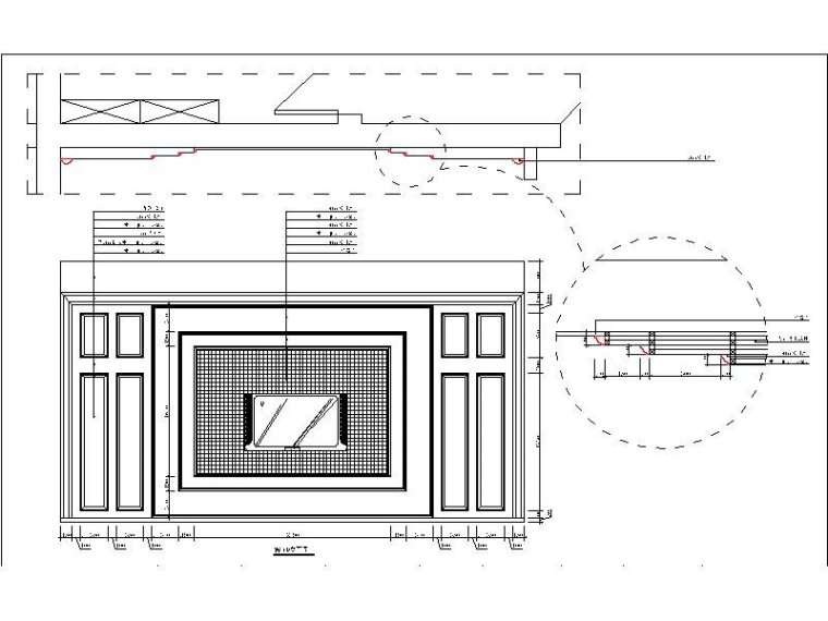 田园风别墅设计施工图（含效果图）-田园风别墅设计立面图
