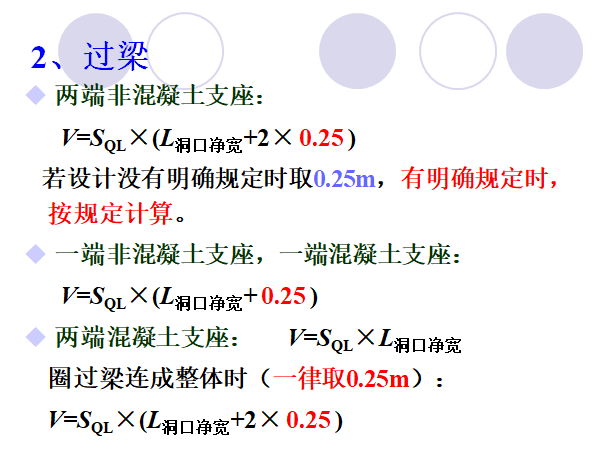 混凝土及钢筋混凝土工程量计算规则及实例解析-过梁