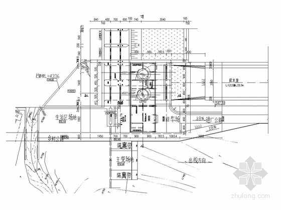 电站发电机层平面图资料下载-[四川]河床式电站主厂房工程施工图