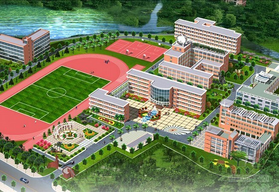 小学改扩建造价资料下载-[浙江]2015年8月小学改扩建工程预算书及全套施工图纸(风雨操场市政园林工程)