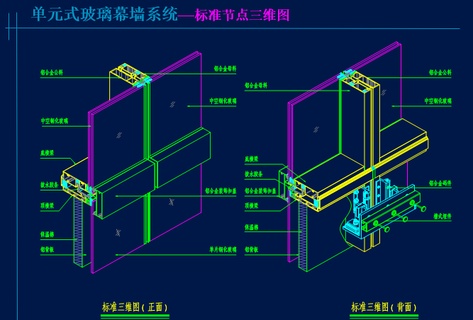 单元式幕墙加工图资料下载-幕墙基础知识-单元式幕墙