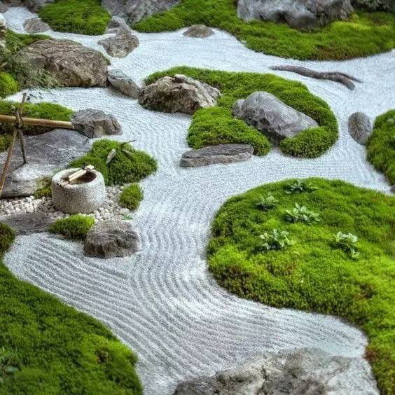 神秘的日本枯山水园林景观设计，有这么几个生成基因_16