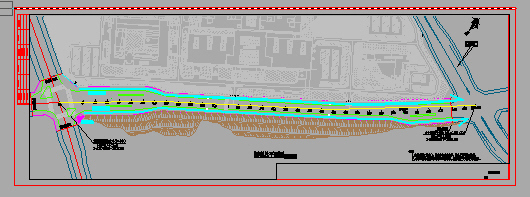 市政道路地面标志资料下载-市政道路施工图设计CAD图纸（70张）