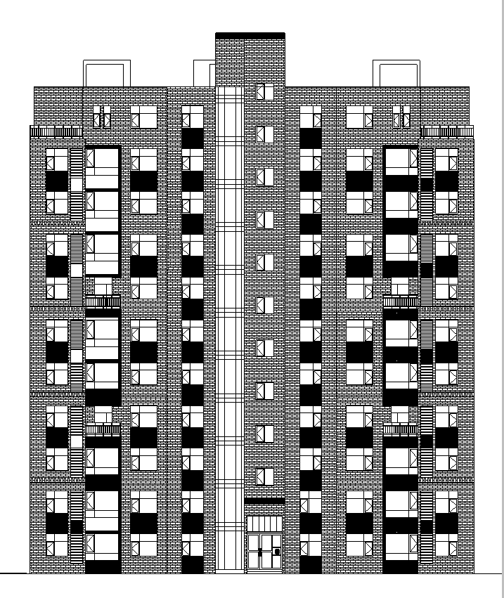 新中式住宅总评资料下载-[宁夏]新中式住宅建筑施工图(含人防、商业、幼儿园及全专业图纸)