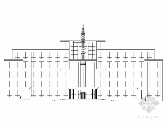 六层企业办公楼建筑资料下载-[辽宁]某六层企业办公楼建筑方案图