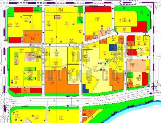 深圳福田区下沙社区改造项目地块方案设计资料下载-福田区-控制性详细规划总图（甲级院作品）