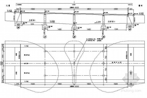 预应力混凝土桥梁板资料下载-预应力混凝土连续板桥梁总体布置节点详图设计