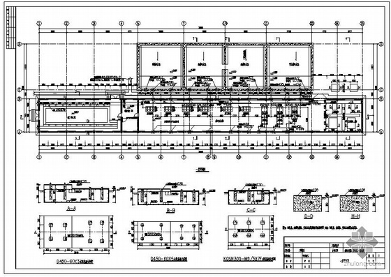 水泵房结构设计图资料下载-某钢铁公司水泵房及其水池结构设计图