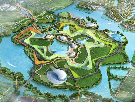 [盐城]生态绿色农业示范园景观规划设计方案