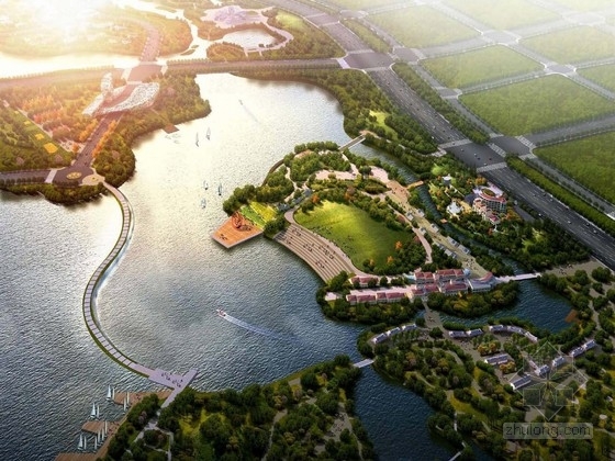 滨水景观规划全套方案资料下载-[郑州]西部生态休闲滨水景观规划设计方案