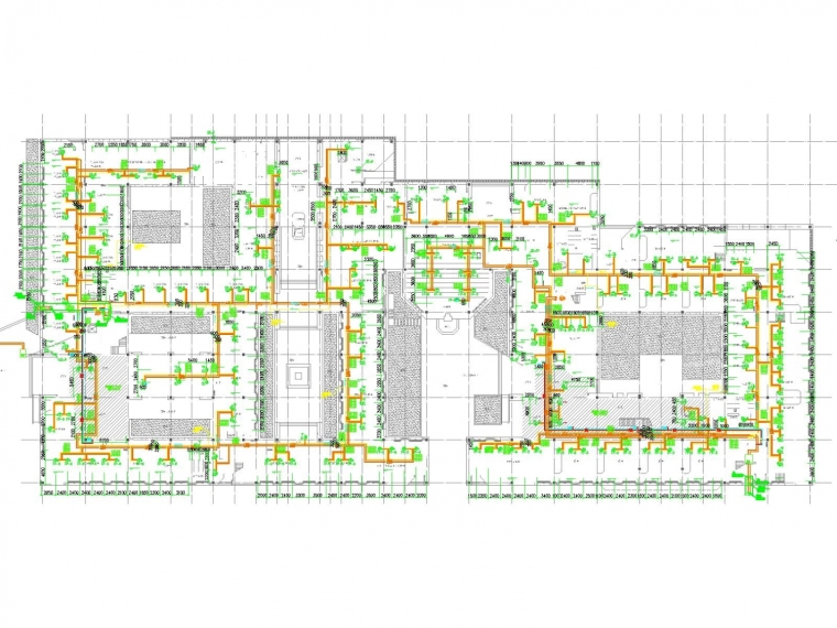 风机盘管空调水路资料下载-[天津]知名学府教学楼建筑空调通风及防排烟系统（大院设计）