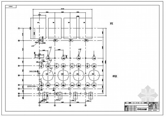 条形设备基础资料下载-某厂设备基础结构设计图
