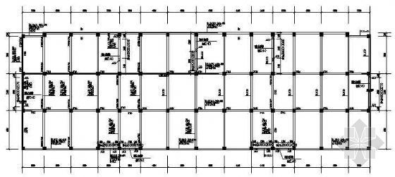 宾馆底框砖混结构图资料下载-某砖混底框抗震墙建筑结构图纸