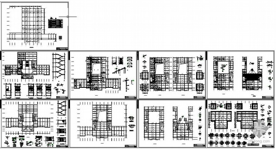 钟楼屋顶资料下载-重庆某图书馆结构施工图