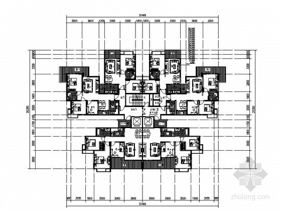 [四川]某住宅区十八层带入户花园住宅楼建筑方案图（含效果图）- 