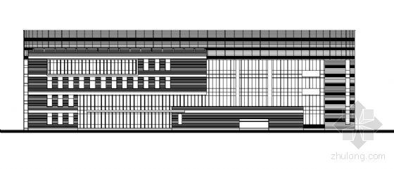 五层中型商场设计方案资料下载-某五层学院图书馆设计方案