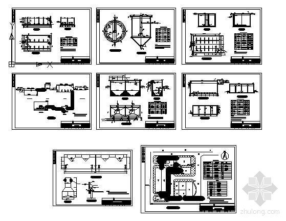 生活污水CAD图纸资料下载-某公司生活污水处理设计图纸