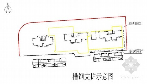 6m深钢板桩施工资料下载-[江苏]高层住宅楼深基坑开挖支护施工方案（钢板桩）