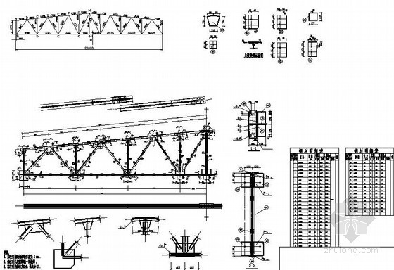 40米跨钢桁架课程设计资料下载-[学士]某21米跨钢屋架课程设计