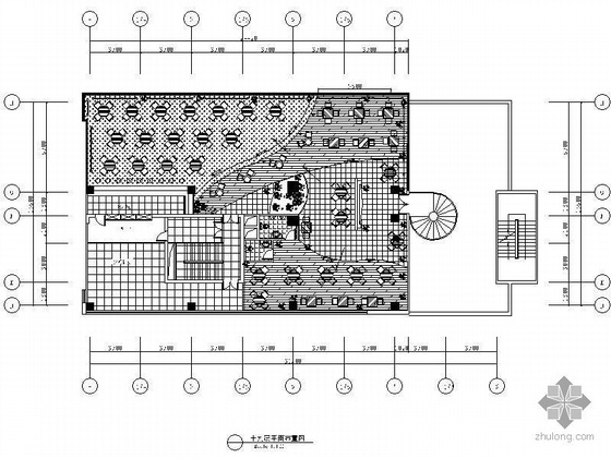 5星级宾馆施工组织设计资料下载-某星级宾馆餐饮中心装修图
