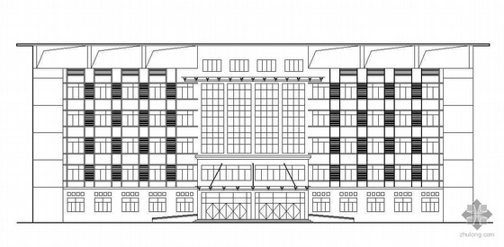 五层公司办公楼设计资料下载-[安徽]某公司五层综合办公楼建筑结构施工图(含PKPM文件)