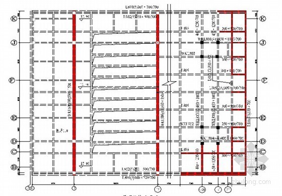 客运站候车厅平面图资料下载-[广西]大型客运站高大模板支架施工方案（85页）