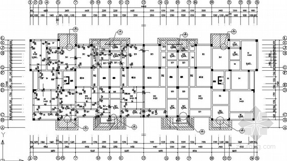 异形钢结构施工图资料下载-异形柱框架商场结构施工图